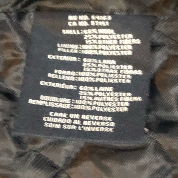 Tommy Hilfiger Men’s Wool Peacoat Size XL - Picture 6 of 8